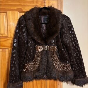 Chocolate Brown Teddy Jacket